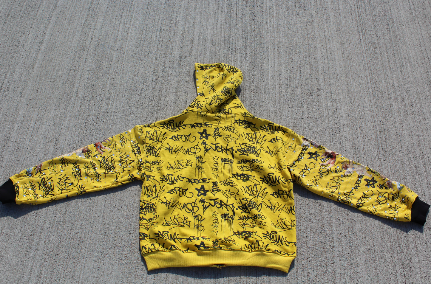 Cupid$ Love Yellow Hoodie