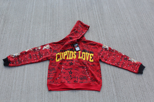 Cupid$ Love Red Hoodie